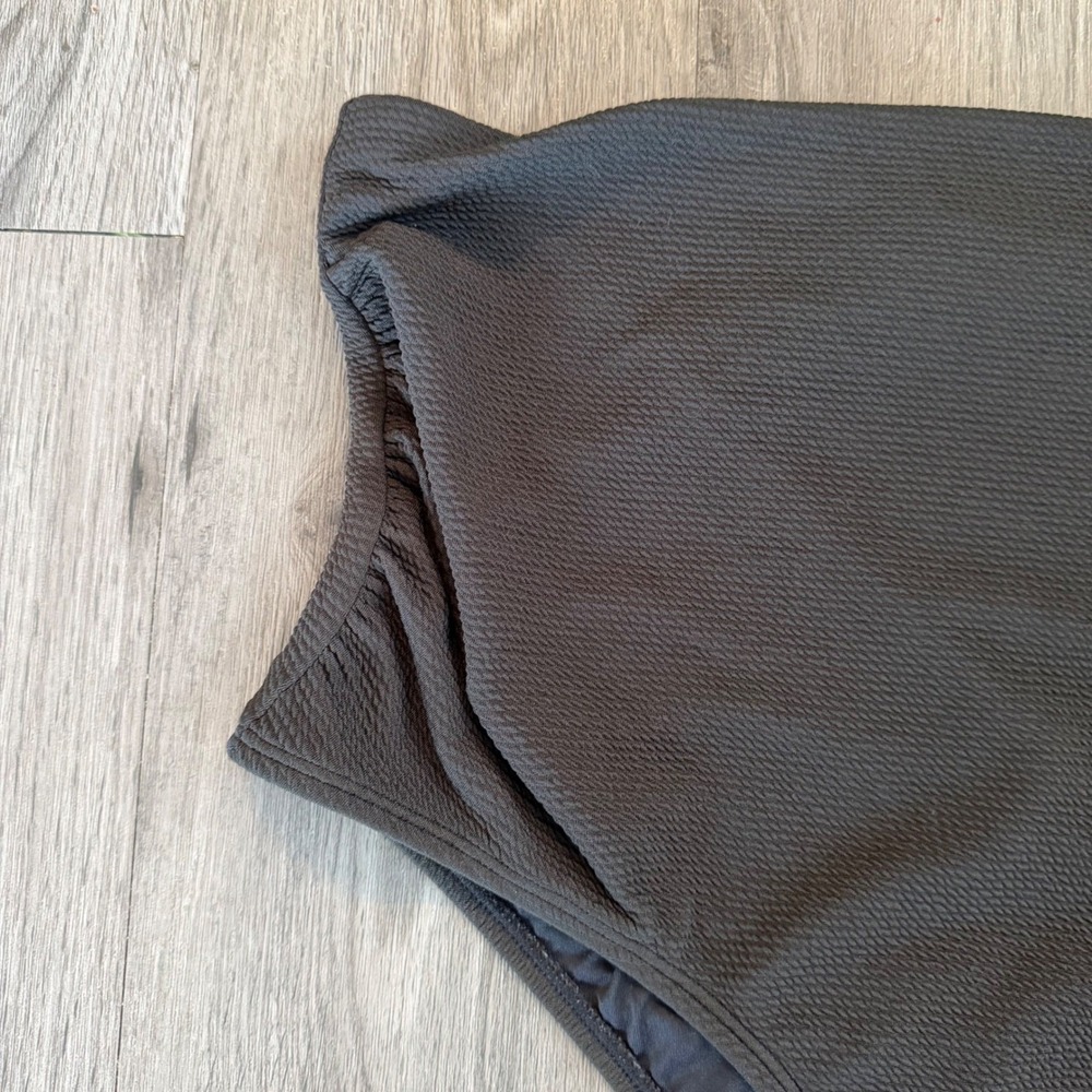 Maternity Hi-Waisted Textured Black Swim Bottoms by Old Navy Plus Size XXL - Picture 5 of 8